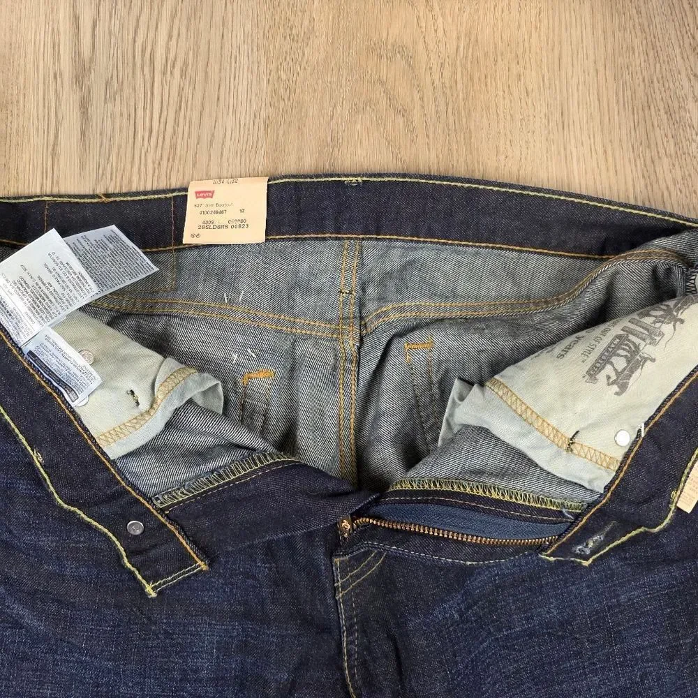 Levi's 527 Slim Bootcut Jeans Size 34×32